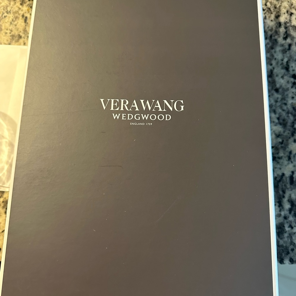 VeraWang love toasting flutes